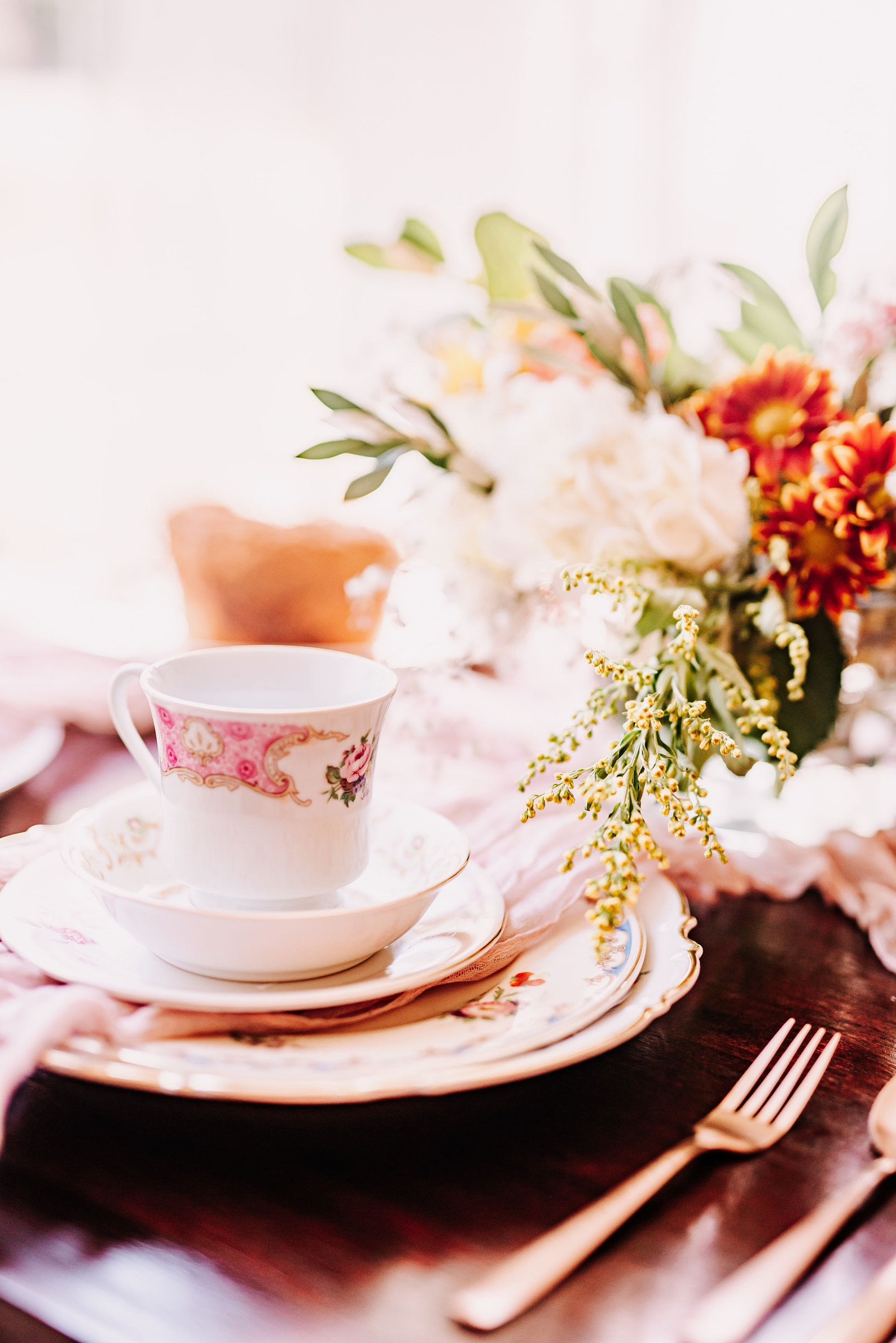 Mismatched Teacups & Saucers Mix and Match China Vintage Etsy