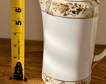 Antique Nippon Noritake Chocolate Pot: Hand Painted China - Etsy