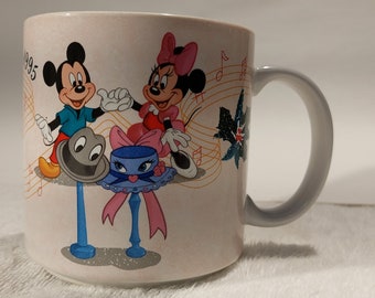 Disney&#39;s 1995 Christmas Collection Mickey & Minnie Coffee Mug