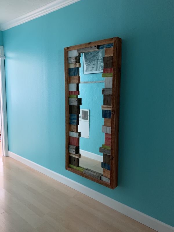 Custom Reclaimed Full Length Mirror Etsy
