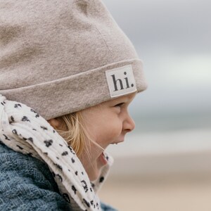 BEANIE for babies, kids & adults - hat for children and adults, hat with patch