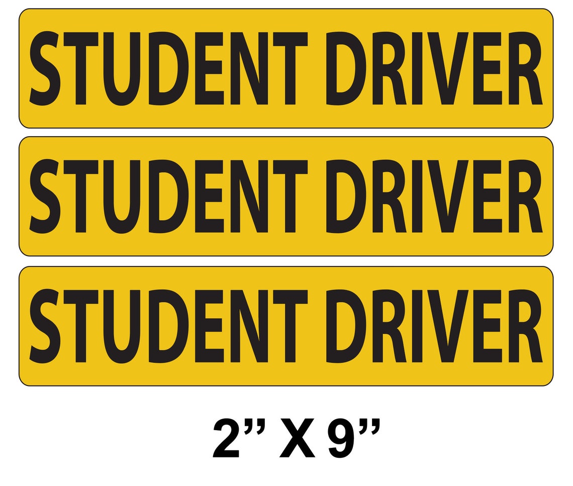 student driver magnet student driver magnet
