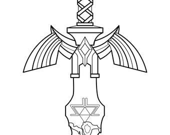 Schema cosplay per Link Master Sword "Decayed Tears of the Kingdom" in formato PDF