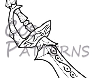 Modelli di cosplay di Riju Swords e Seath Tears of the Kingdom