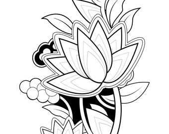 Zoey Flower Design PDF SVG modello cosplay Kpop Demon Hunters