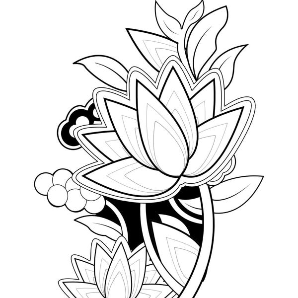 Zoey Flower Design PDF SVG cosplay pattern Kpop Demon Hunters