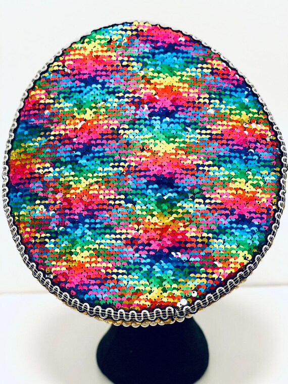 Festival Military Hat Rainbow Rave Pride Army Festival Military Hat Rainbow Rave Pride Army