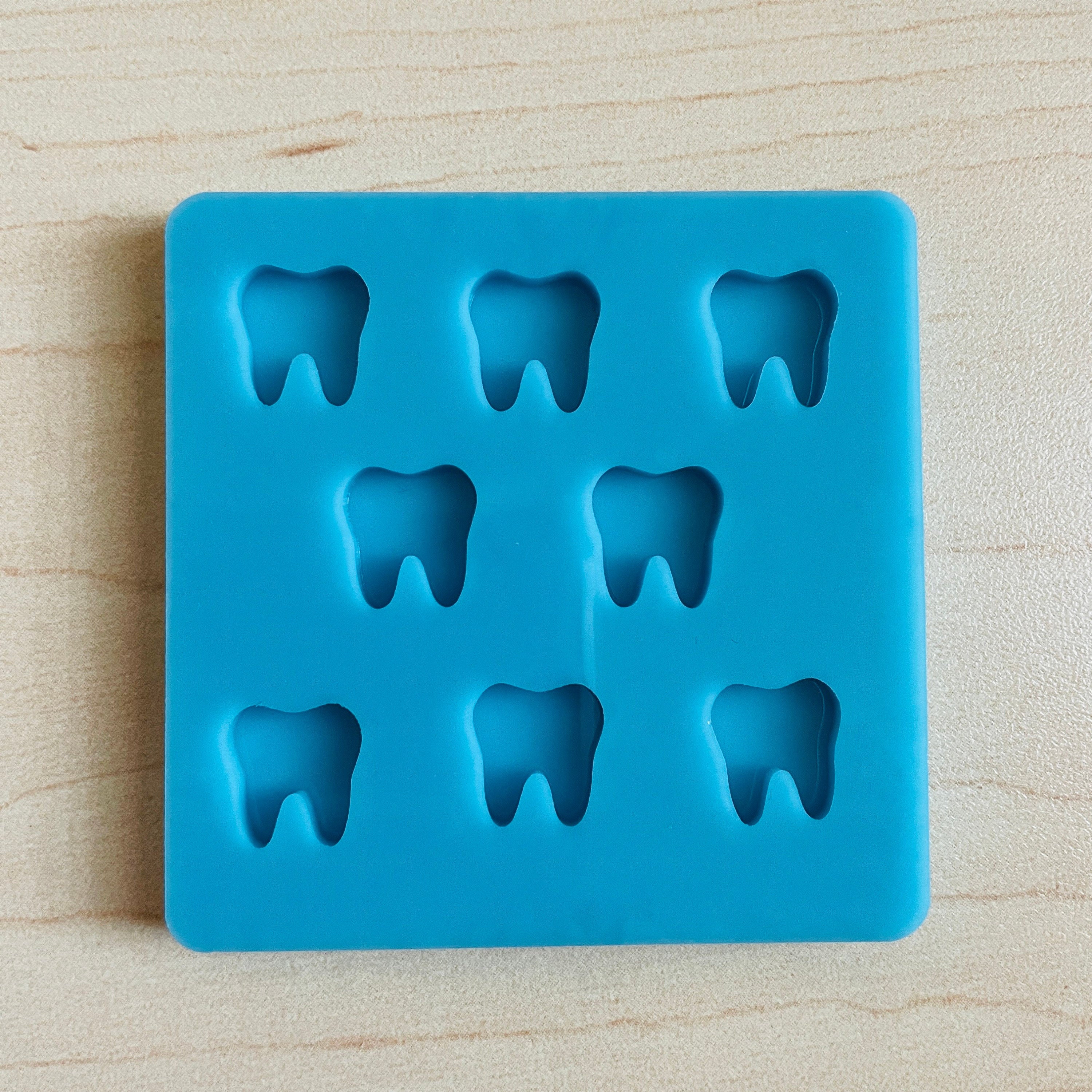 Tooth Earring Mold - 14mm Earring Stud Mold - Mold for epoxy resin - …
