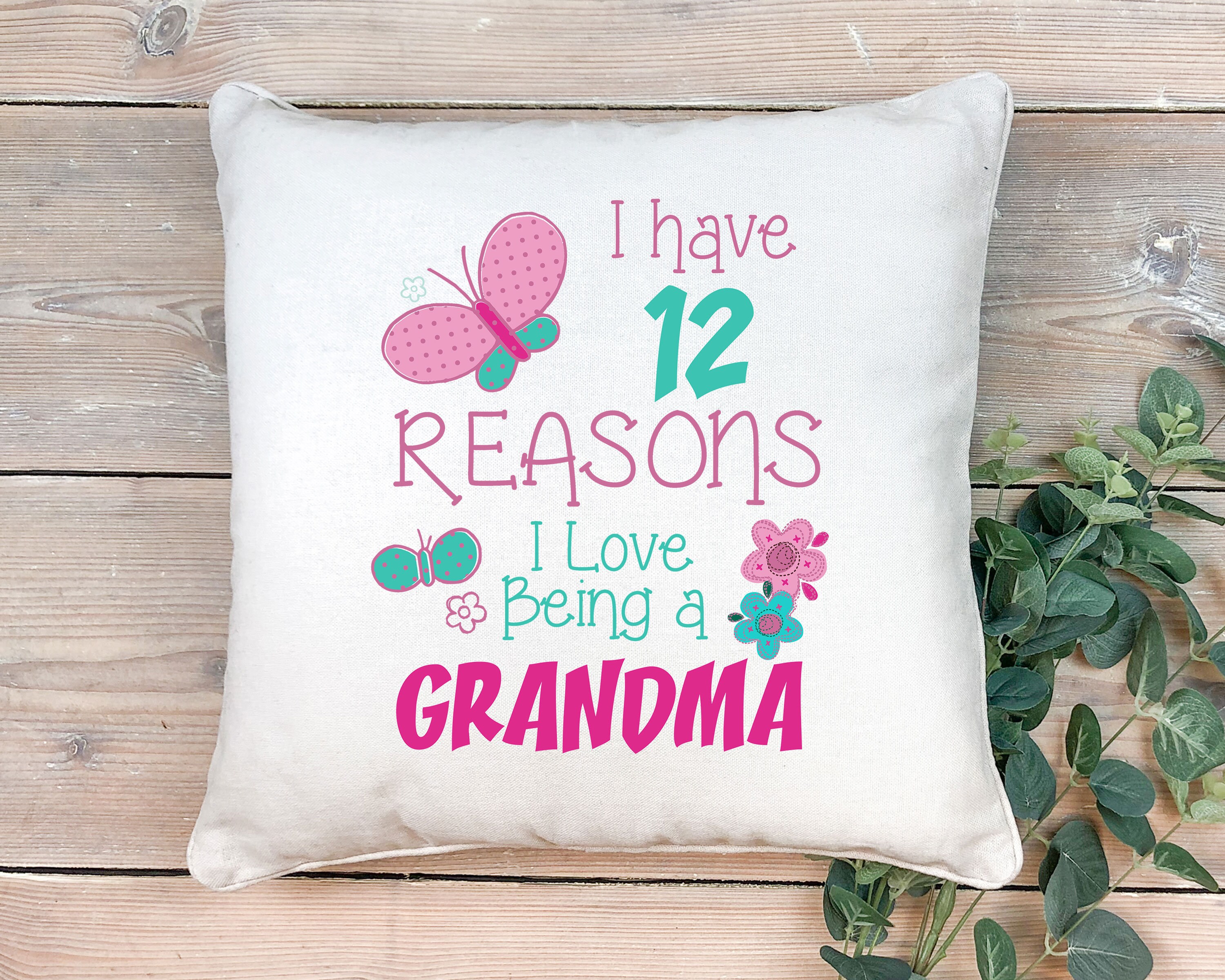 Personalized Grandma Pillow I Have Reasons Custom Pillow Etsy