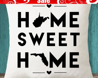 state pillows etsy