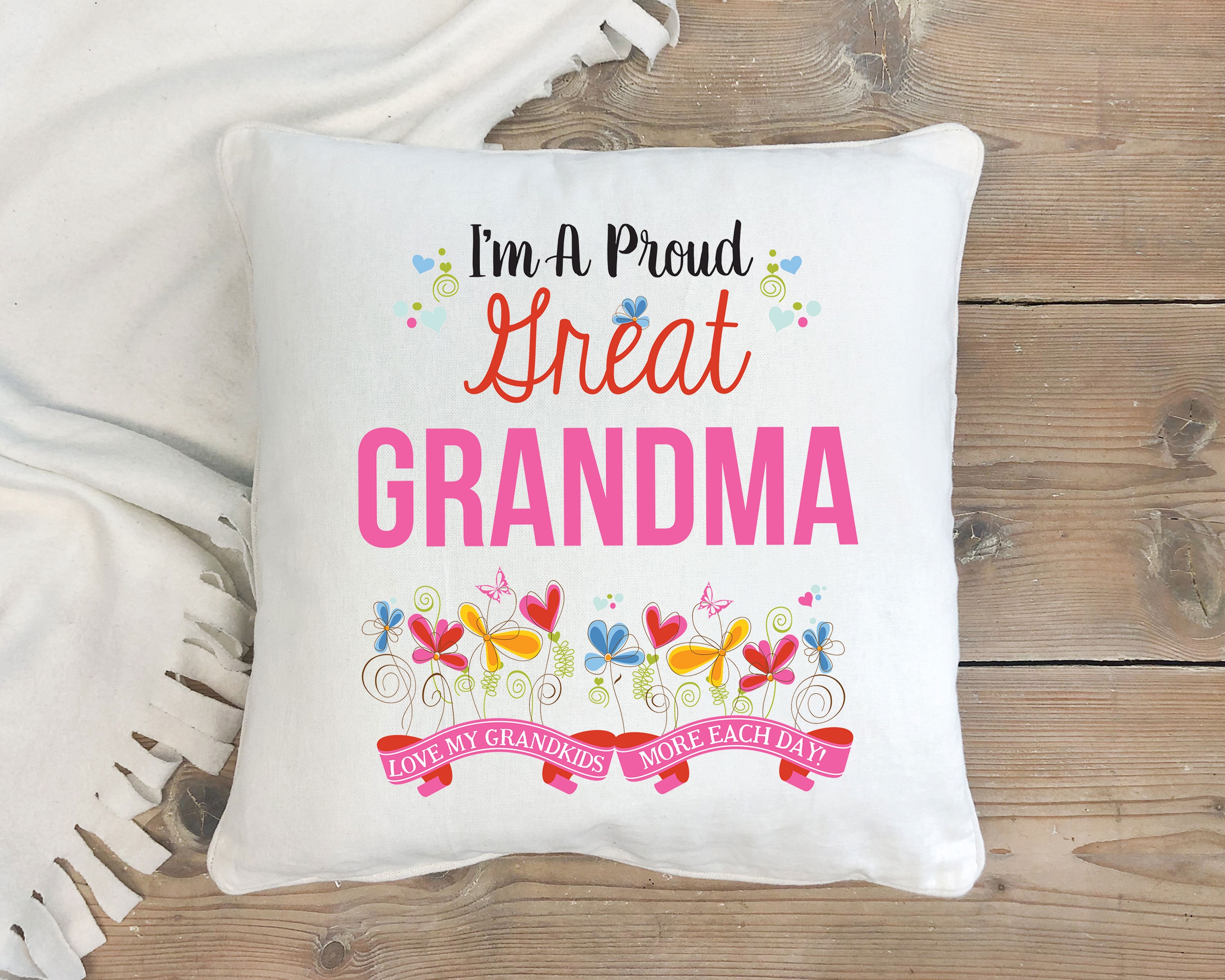Proud clearance grandma pillow