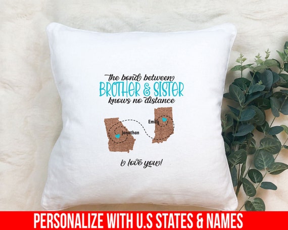 Pillow gift for brother hot sale