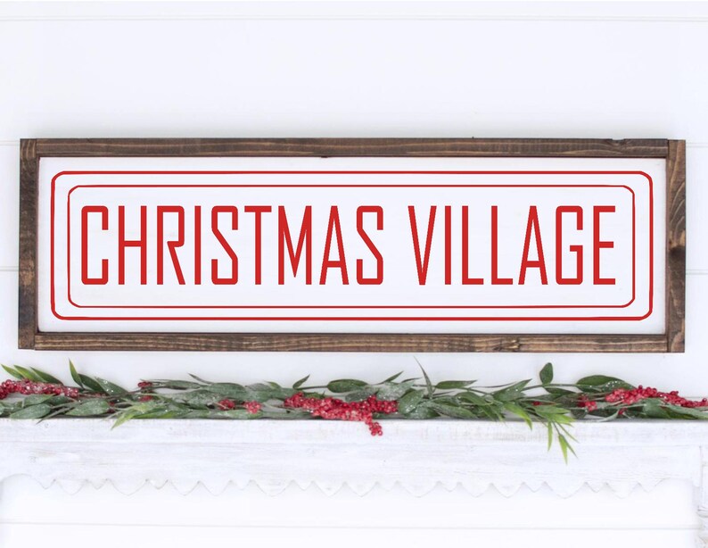 Download Christmas Village Sign SVG Christmas SVG Holiday SVG Santa ...