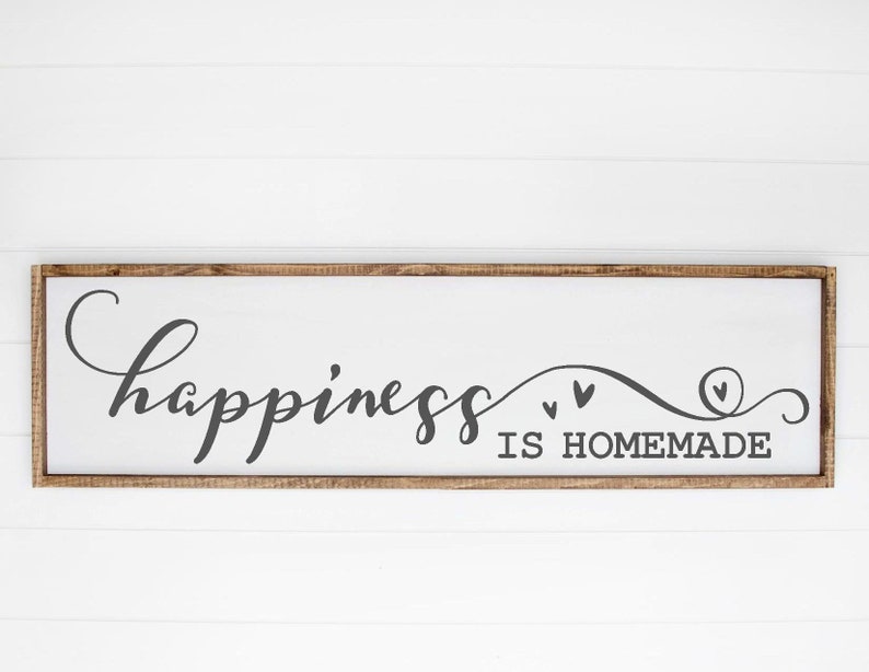 Download Happiness Is Homemade SVG Family SVG Home Decor SVG | Etsy