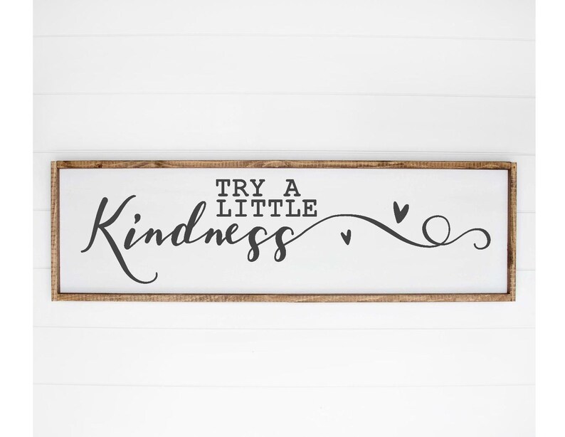 Try Long-awaited A Little free Kindness SVG Decor Inspirational S Home Quote