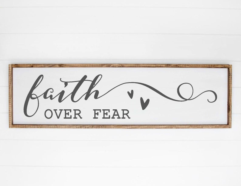 Download Faith Over Fear SVG Religious Quote SVG Inspirational SVG ...
