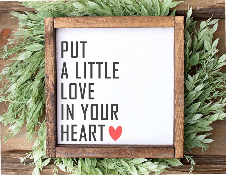 Download Home Decor Svg Put A Little Love In Your Heart Svg Family Silhouette Cricut Cut File Inspirational Quote Wedding Valentines Day Svg Craft Supplies Tools Visual Arts Kromasol Com