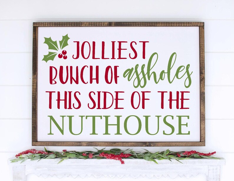 Download Home Decor Silhouette Cricut Cut File Holiday Funny Clark Griswold National Lampoons Christmas Vacation Svg Christmas Sign Svg Jolliest Stencils Templates Drawing Drafting