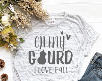 Oh My Gourd Fall SVG, Autumn SVG, Fall SVG, Gourd, Pumpkin, Halloween, Fall Sign, Thanksgiving, Shirt, Quote, Silhouette Cricut Cut File