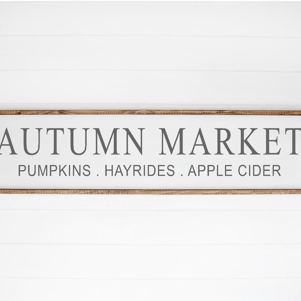 Autumn Market SVG, Fall SVG, Harvest SVG, Pumpkin svg, Thanksgiving svg, Halloween, Fall Sign svg, Hayrides, Silhouette Cricut Cut File