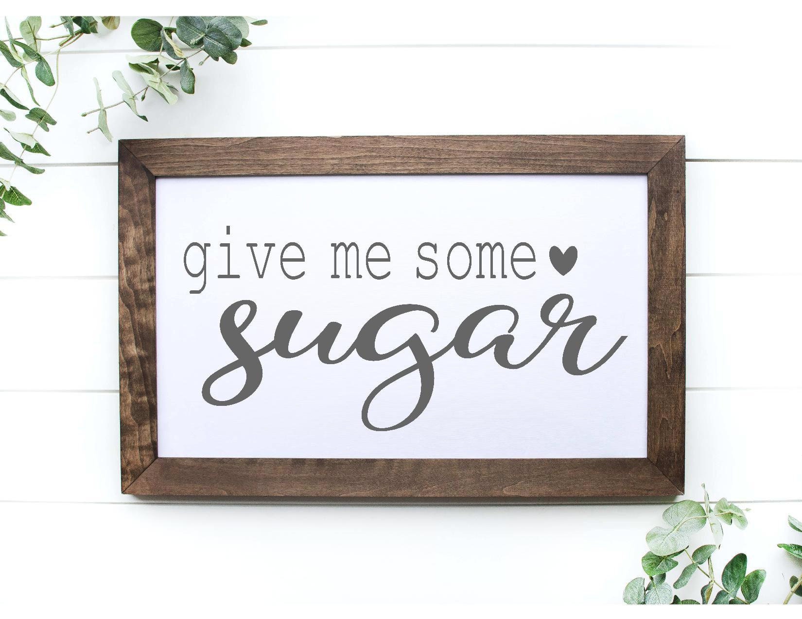 Some sugar. Some sugar