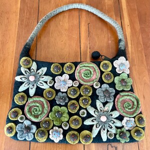 Boiled wool handbags sale