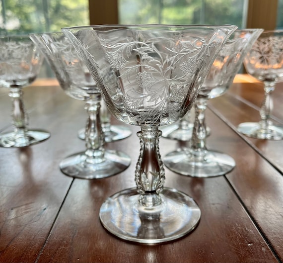 アメリカヴィンテージ Fostoria Glass クリーマー&シュガー アメリカヴィンテージ Fostoria Glass クリーマー&シュガー