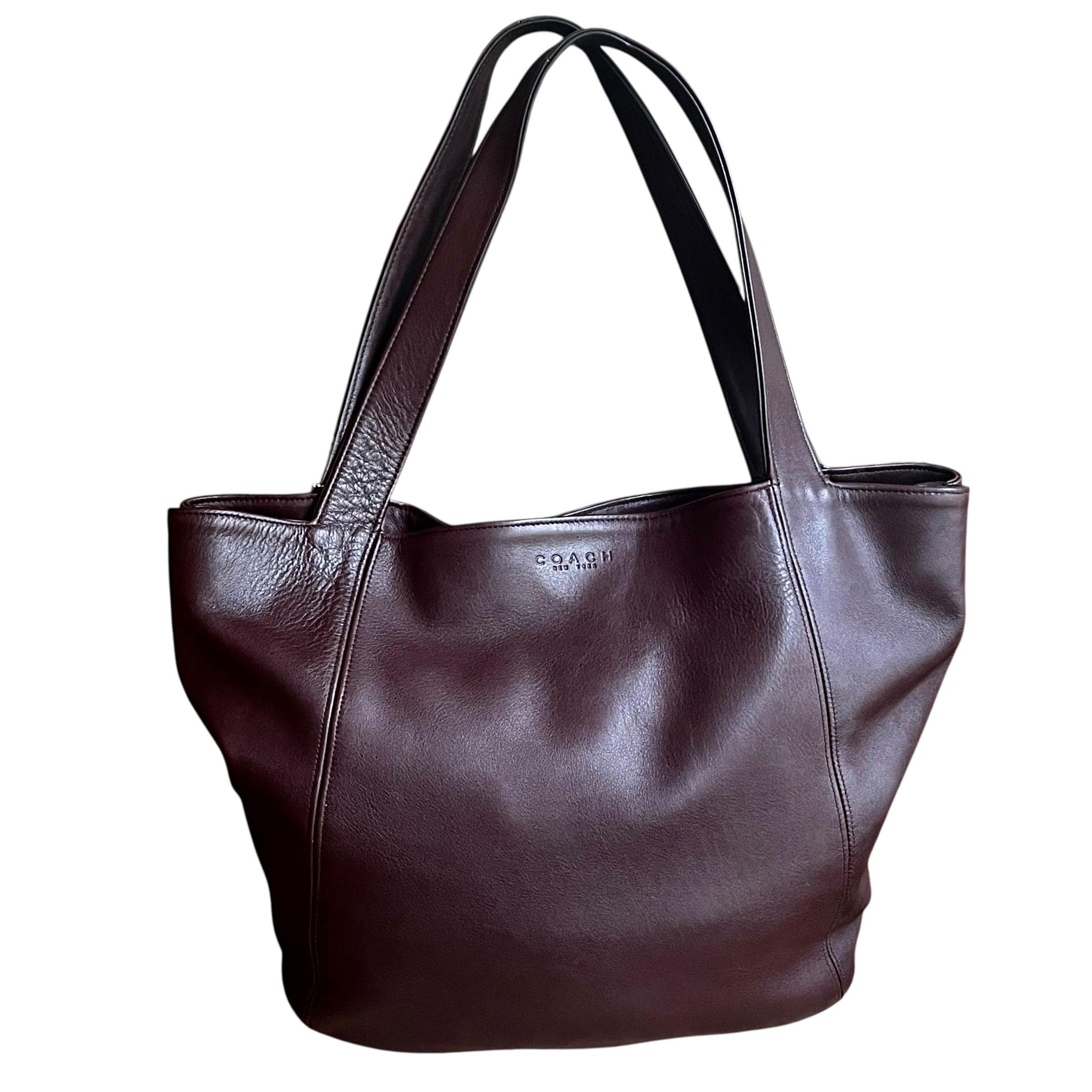 Vintage Coach Lexington Shopper Tote Bag Style 4182 Brown Mahogany