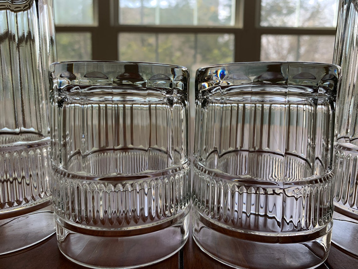 VINTAGE Set of 4 Anchor Hocking Annapolis Drinking Glasses | Etsy
