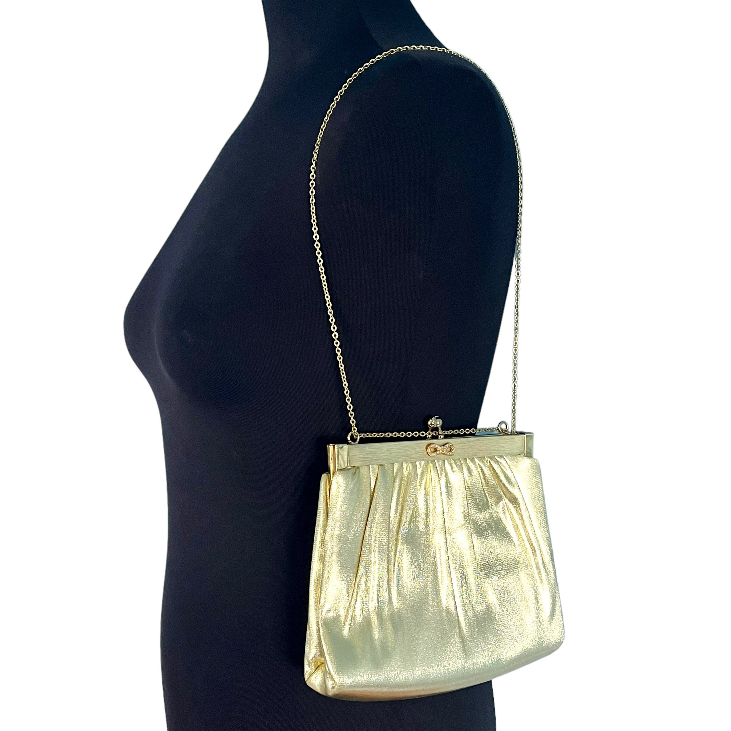 1970s red suede HL chain strap purse handbag to clutch – Hemlock Vintage  Clothing