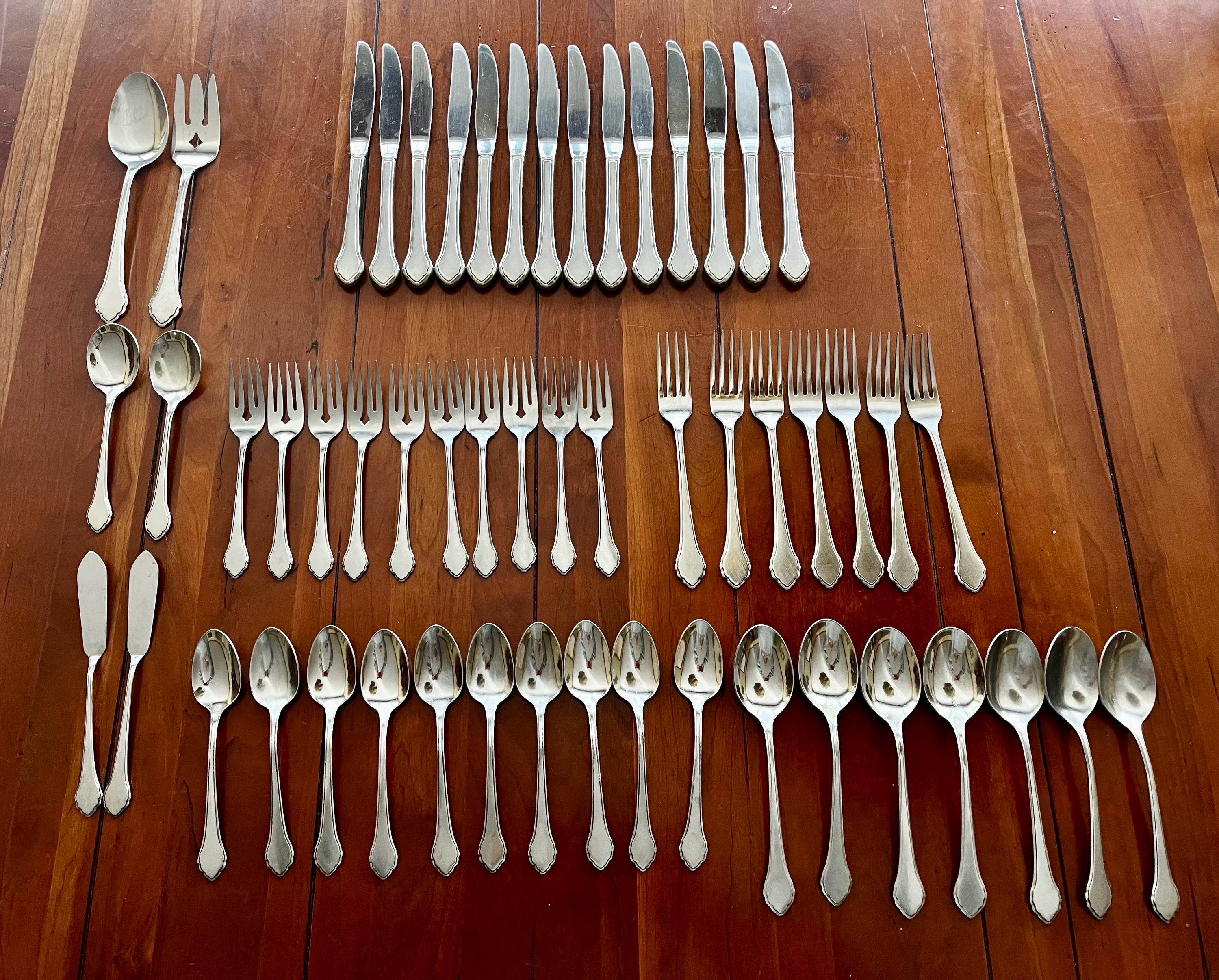 Vintage Wm. Rogers Stainless Flatware - Etsy
