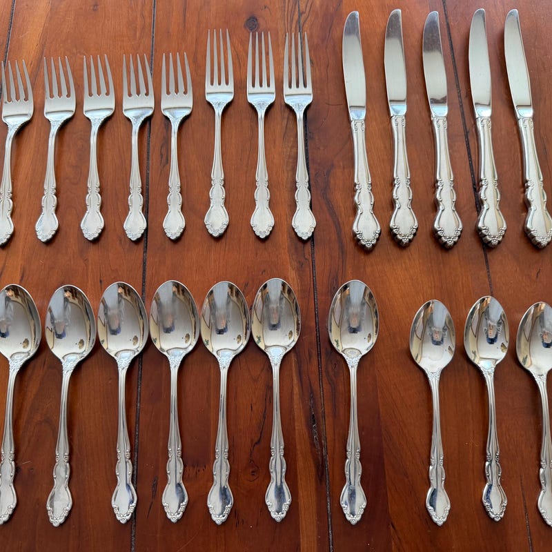 Oneida Scroll Flatware - Etsy