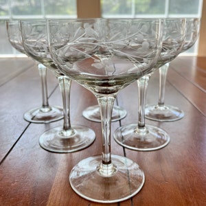 4 Schott-Zwiesel Champagne Glass Crystal unknown Pattern 7 3/8