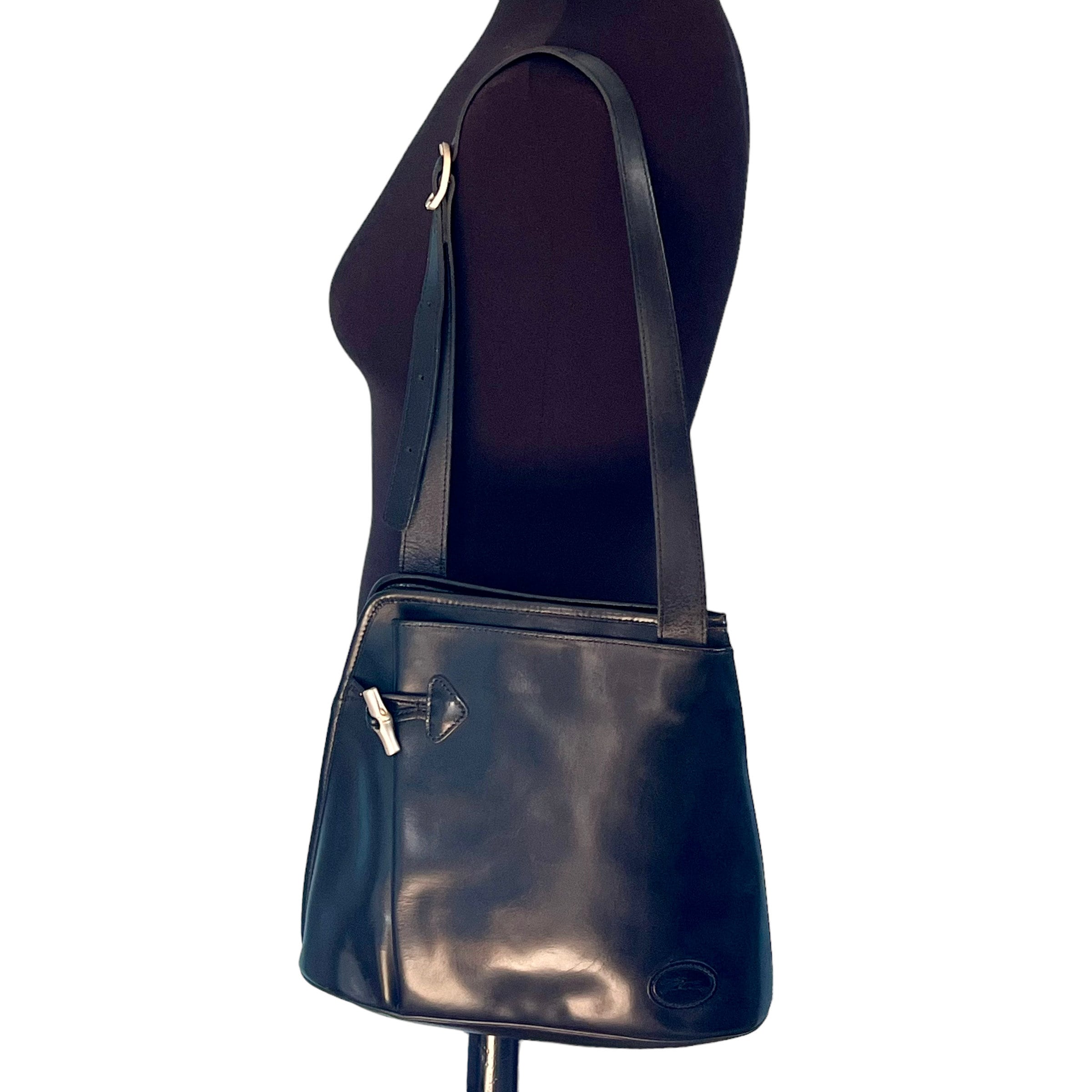 longchamp roseau leather