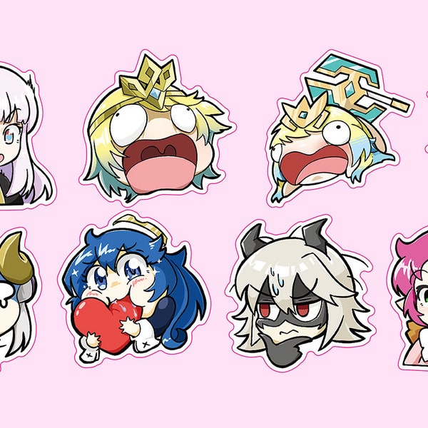 Fire Emblem Derp Vinyl Stickers