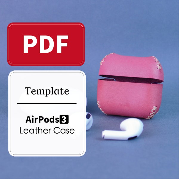 Template of AirPods 3 Leather Case [PDF]