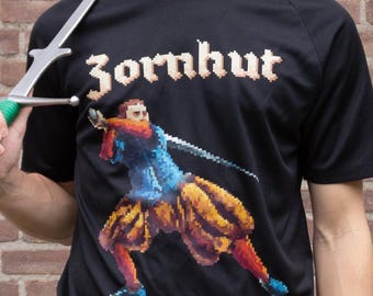 Pixel-art Zornhut HEMA Unisex sports shirt