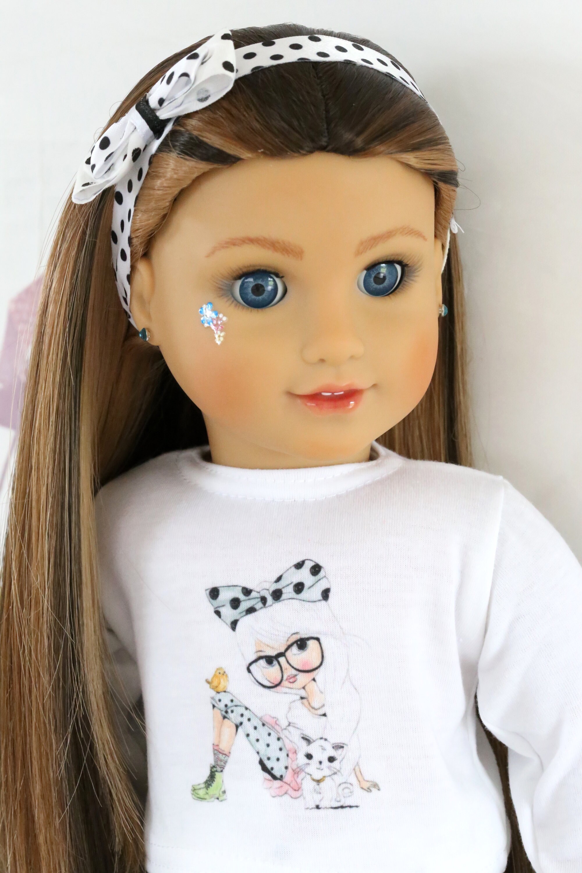 American Girl Doll Custom Blue Sapphire EyesFits Gotz doll Etsy