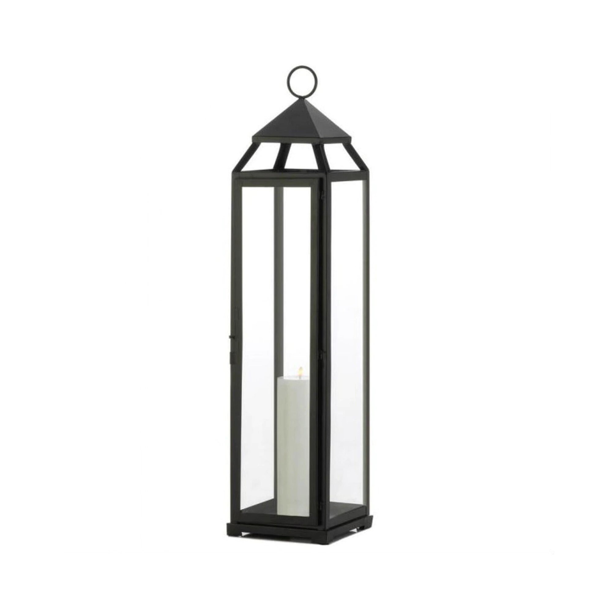 Extra Tall Black Candle Lantern 30 inches Etsy