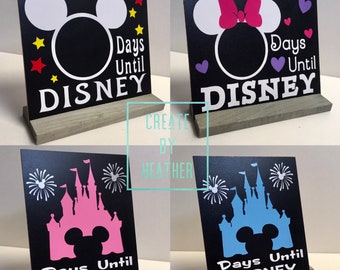 5x6 Magical Vacation Chalkboard Countdown, Vacation, Castle, Mouse, Bow, Castle, Magical, Trip, Countdown, Chalkboard, Trip Countdown, Magic