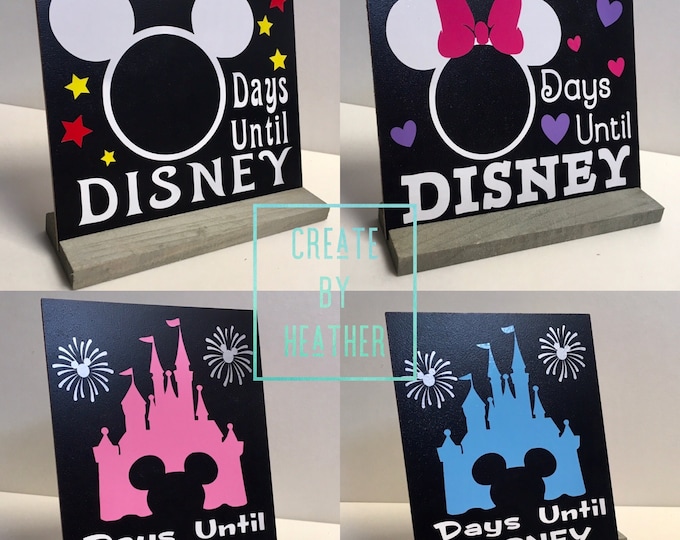 Disney Countdown Blocks - Etsy