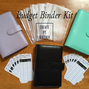 Handmade A6 Budget Binder Kit: Custom Cash Envelopes & Savings Tracker