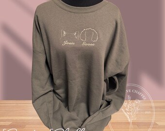 Personalized Pet Embroidered Crewneck | Custom Cat or Dog Sweatshirt