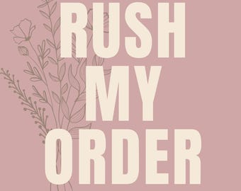 Rush My Embroidery Order