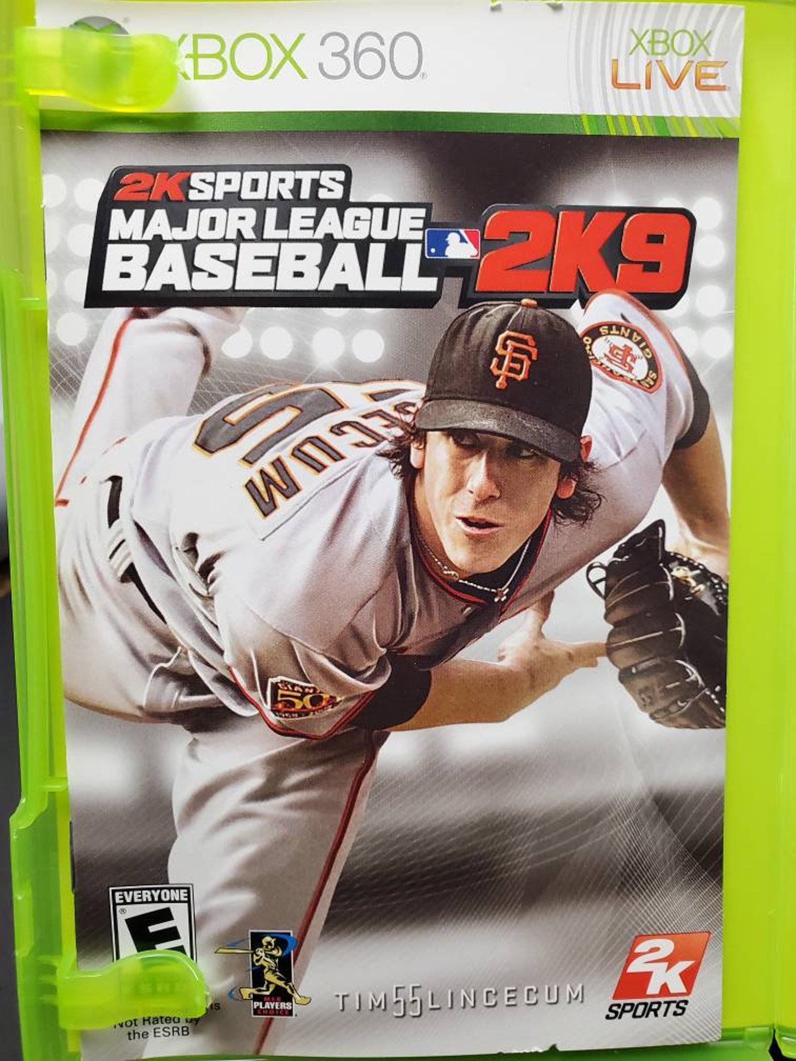 XBOX 360 Live Major League Baseball 2K9 Microsoft Video Game | Etsy