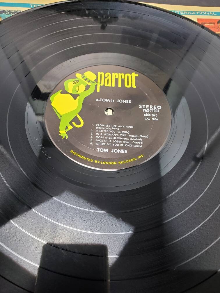 1966 Tom Jones A Tom ic Jones LP PAS 71007 ZAL 7035 Parrot Etsy