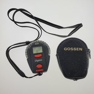 2006 Gossen Digisix Photography Light Meter on Lanyard with Soft Case Made in Germany