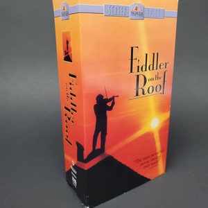 1996 Fiddler on the Roof VHS VCR Double Tape Movie Rated G
