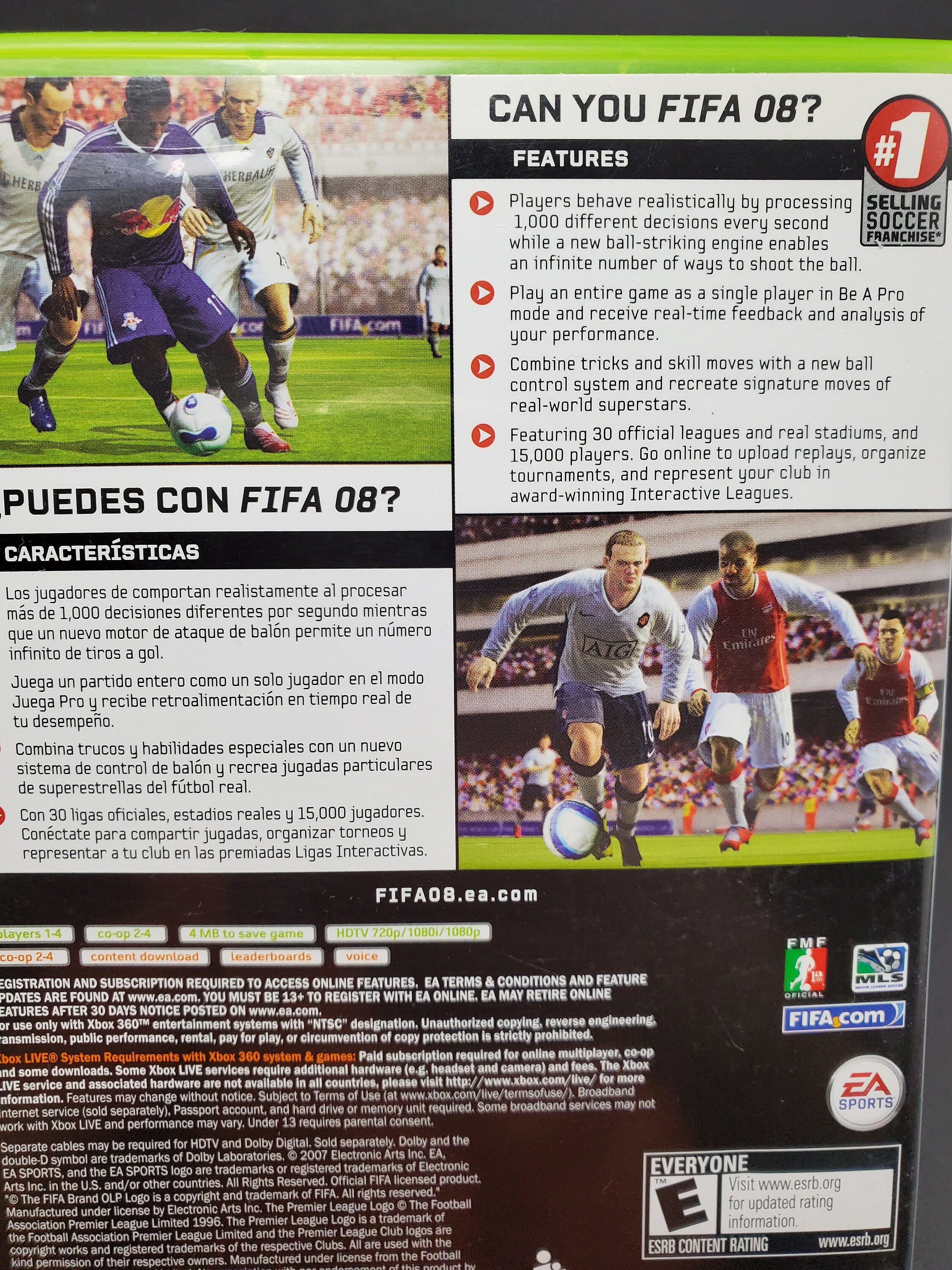 FIFA Soccer 08 Box Shot for Xbox 360 - GameFAQs