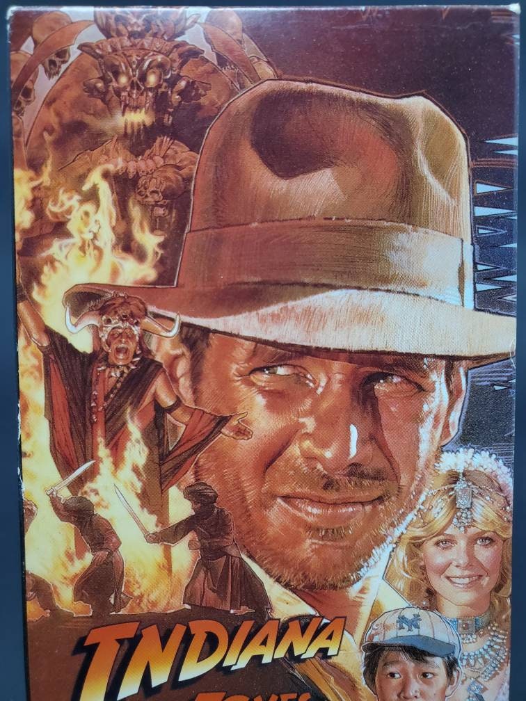 1984 Indiana Jones and the Temple of Doom Movie 1993 VHS VCR